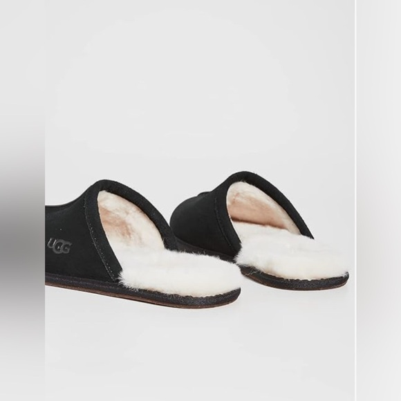 UGG Men’s Scuff Slippers Size 17 Black GUC - Picture 7 of 16